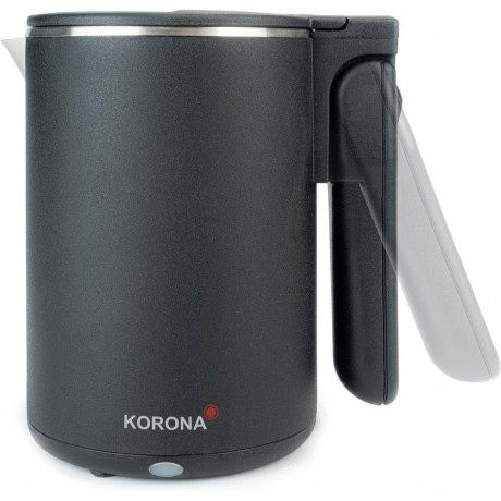 KORONA KORONA Reise-Wasserkocher 20250, 0,6 l, 800,00 W, fur Reisen Camping unterwegs, kompakt einklappbar platzsparend Дорожный чайник KORONA 20250, 0,6 л, 800,00 Вт, для путешествий в походах, компактно складывается для экономии места