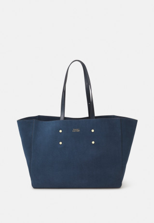 Tommy Hilfiger RELAXED LEATHER TOTE SUEDE Tote bag blue coast RELAXED LEATHER TOTE SUEDE Сумка-тоут голубое побережье