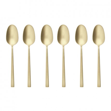 Sambonet Sambonet Rock Antique - Edelstahl / PVD champagnerfarben Mokkaloffel Set 6-tlg. Sambonet Rock Antique - набор ложек для мокко из нержавеющей стали / PVD цвета шампанского, 6 предм.