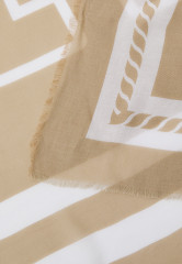 Tommy Hilfiger COAST SQUARE  Foulard beige mix COAST SQUARE платок бежевый микс