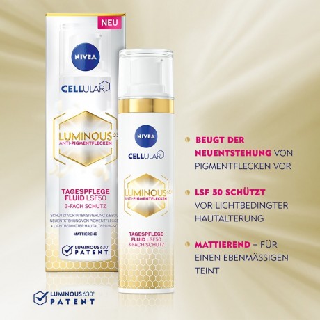 Nivea Cellular Luminous630 Tagespflege und Nachtpflege Set Набор для дневного и ночного ухода Cellular Luminous630
