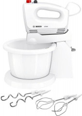 BOSCH BOSCH Handmixer CleverMixx MFQ2600W, 375 W, Inklusive Schussel mit Geratestander  Ручной миксер BOSCH CleverMixx MFQ2600W, 375 Вт, включая чашу с подставкой для оборудования