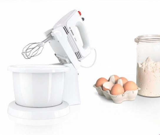BOSCH BOSCH Handmixer CleverMixx MFQ2600W, 375 W, Inklusive Schussel mit Geratestander  Ручной миксер BOSCH CleverMixx MFQ2600W, 375 Вт, включая чашу с подставкой для оборудования