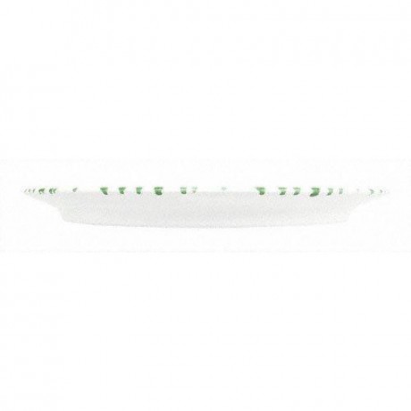 Gmundner Keramik Gmundner Keramik Grungeflammt Platzteller Cup d: 32 cm / h: 2,2 cm Керамическая чашка Gmundner с зеленым пламенем под тарелкой d: 32 см / высота: 2,2 см
