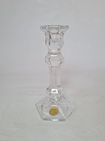 Подсвечник винтажный стеклянный Salco, 18,5x9см, Германия, 1960-70гг.