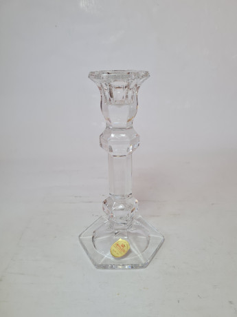 Подсвечник винтажный стеклянный Salco, 18,5x9см, Германия, 1960-70гг.