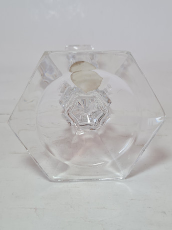 Подсвечник винтажный стеклянный Salco, 18,5x9см, Германия, 1960-70гг.