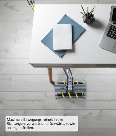 Genius Genius Akku-Bodenstaubsauger Genius Invictus X8 360° Hartboden-Elektroburste Беспроводной пылесос Genius Invictus X8 электрическая щетка для твердых полов с поворотом на 360°