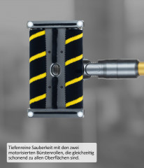 Genius Genius Akku-Bodenstaubsauger Genius Invictus X8 360° Hartboden-Elektroburste  Беспроводной пылесос Genius Invictus X8 электрическая щетка для твердых полов с поворотом на 360°