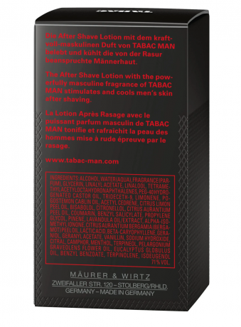 TABAC MAN After Shave Lotion 50ml x 2st, Лосьон после бритья, after shave lotion для мужчин, освежающий уход, мужской аромат, 50 мл x 2 уп