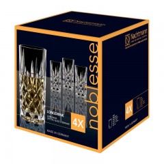 Nachtmann Nachtmann Noblesse Longdrink Glas Set 4-tlg. h: 151 mm / 375 ml Набор стаканов для длинных напитков Nachtmann Noblesse из 4 предм. высота: 151 мм / 375 мл
