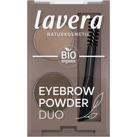 LAVERA Eyebrow Powder Duo, 1,6 g, Лавера Пудра для бровей с двумя оттенками для естественного оформления бровей, 1,6 г