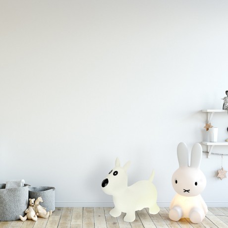 relaxdays Hupftier Hund in Cremeweiss Копытная собака кремово-белого цвета