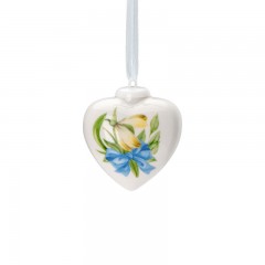 Hutschenreuther Hutschenreuther Fruhlingsgrusse Porzellan-Mini-Herz 'Schneeglockchen' h: 4,5 cm Hutschenreuther Spring Greetings Фарфоровое мини-сердечко &quot;Подснежник&quot; высота: 4,5 см