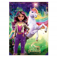 Unicorn Academy Adventskalender, Unicorn Academy шоколадный адвент-календарь 2026 «Unicorn Academy» с 24 фигурками из молочного шоколада, 75 г