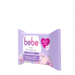 bebe Milde Reinigungstuecher, 25 Stueck, bebe мягкие салфетки для снятия макияжа с алоэ вера и пантенолом без отдушки, 25 шт.
