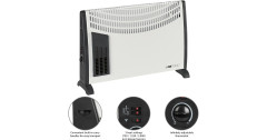 Clatronic Clatronic Konvektorheizung KH 3433, Standkonvektor weiss/schwarz weiss/schwarz Конвектор Clatronic KH 3433, отдельностоящий конвектор белый/черный