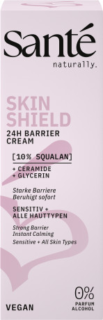 SANTE Skin Shield 24h Barrier Cream, 50 ml, Санте Крем для укрепления кожного барьера Skin Shield 24h с 10% сквалана, церамидом и глицерином, 50 мл