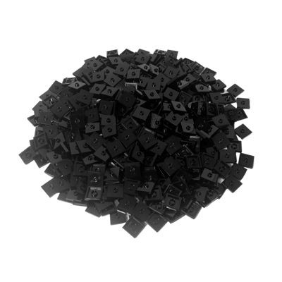 LEGO LEGO 2x2 Jumper Plate Schwarz - Black jumper plate 87580 - 100x LEGO 2x2 Jumper Plate Black — Черная перемычка 87580 — 100x