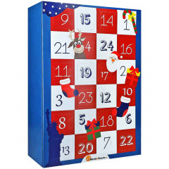 World of Sweets USA Adventskalender 2026, Адвент-календарь 2026 USA с американскими сладостями, 24 окошка, 1059,7 г