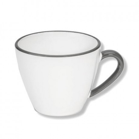 Gmundner Keramik Gmundner Keramik Grauer Rand Kaffee-Obertasse Gourmet 0,2 L Кофейная чашка Gmundner Grauer Rand Gourmet 0,2 л