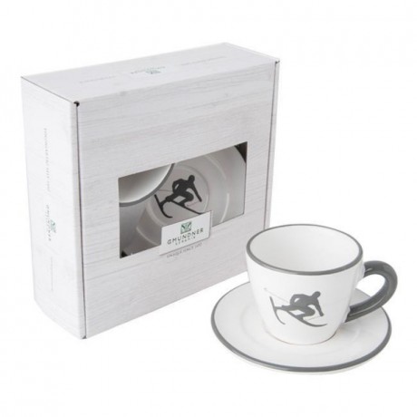 Gmundner Keramik Gmundner Keramik Toni Grau Espresso for you Set 2-tlg. Керамический набор Gmundner Toni Grau для эспрессо 2 шт.