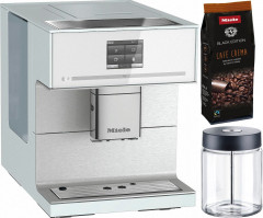 Miele Miele Kaffeevollautomat CM7350 CoffeePassion, inkl. Milchgefass, Kaffeekannenfunktion, Perfekter Milchschaum fur Kaffeespezialitaten Cappuccinatore  Полностью автоматическая кофемашина Miele CM7350 CoffeePassion, включая контейнер для молока, функци
