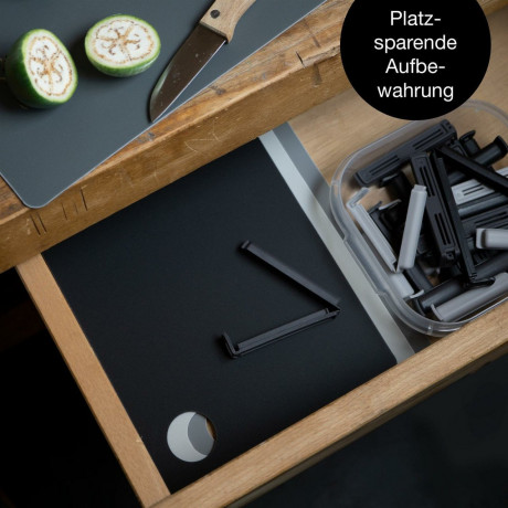 Moritz & Moritz Moritz & Moritz Schneideunterlage 4-tlg grau Коврик для резки Moritz & Moritz 4 шт.