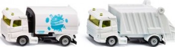SIKU SIKU Super 1687 Kommunal Set Kehrmaschine und Mullwagen SIKU Super 1687 комплект коммунальной подметальной машины и мусоровоза