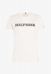 Tommy Hilfiger LOGO EMBROIDERY  Print T-shirt weathered white LOGO EMBROIDERY Футболка с принтом выветрившийся белый