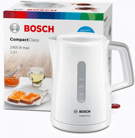 BOSCH BOSCH Wasserkocher Wasserkocher CompactClassTWK3A051, 1 L, 2400 W, 1 l  Чайник BOSCH Чайник CompactClassTWK3A051, 1 л, 2400 Вт, 1 л