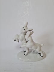 Spomin Винтажная фигурка &quot;Два козленка&quot;, 12см, Германия, 1960-70гг.