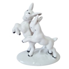 Spomin Винтажная фигурка &quot;Два козленка&quot;, 12см, Германия, 1960-70гг.