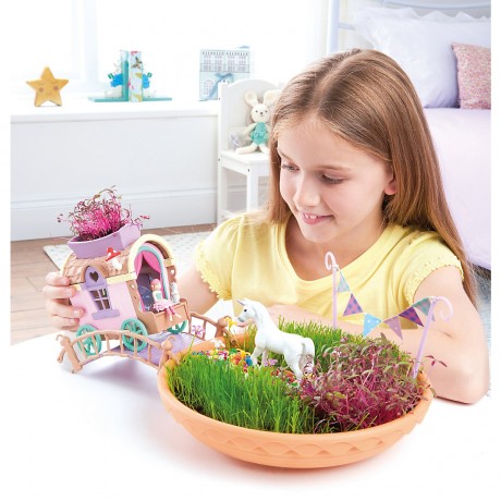 TOMY Einhorn Garten mit Feen-Wagen Сад единорогов с волшебной колесницей