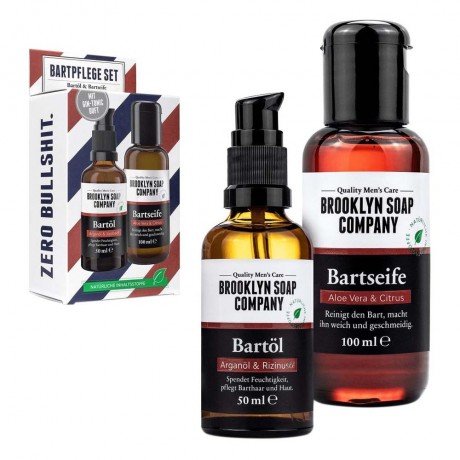 Brooklyn Soap Bart Set Small Bartol & Bartseife Набор для бороды, маленький Bartol & Beard Soap