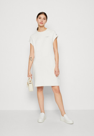 Tommy Hilfiger 1985 MINI CORPLOGO Day dress weathered white 1985 MINI CORP LOGO Повседневное платье выветрившийся белый