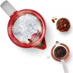 BOSCH BOSCH Wasserkocher 2400 W kabelloser Wasserkocher CompactClass, Wasserstandsanzeige Rot Чайник BOSCH 2400 Вт беспроводной чайник CompactClass, индикатор уровня воды