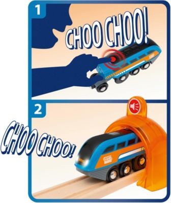 BRIO Smart Tech Sound Action Tunnel Reisezug Set Набор пассажирских поездов Smart Tech Sound Action Tunnel