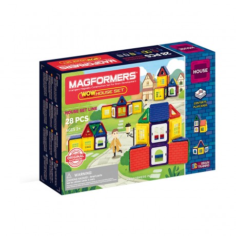 MAGFORMERS Magformers WOW House Set 28 Teile Набор Magformer's WOW House 28 предметов