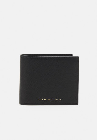 Tommy Hilfiger PREM FLAP AND COIN UNISEX Wallet black PREM FLAP AND COIN UNISEX Бумажник черный