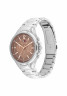 Tommy Hilfiger SPORT Chronograph watch silber/taupe СПОРТ часы с хронографом серебристый/серо-коричневый
