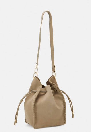 Tommy Hilfiger RELAXED BUCKET Handbag stone RELAXED BUCKET Сумочка камни
