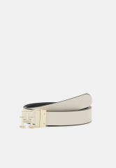 Tommy Hilfiger LOGO Belt space blue/sugarcane ЛОГОТИП Ремень космический синий/сахарный тростник