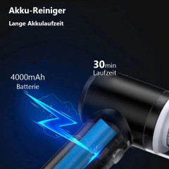 MOUTEN MOUTEN Akku-Hand-und Stielstaubsauger Kabelloser Handstaubsauger fur Auto, Haushalt, Kuche, Tierhaare  Беспроводной ручной пылесос MOUTEN, беспроводной ручной пылесос для автомобилей, дома, кухни, шерсти животных