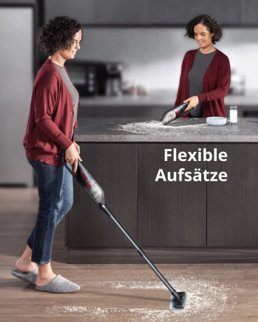 eufy eufy Akku-Stielstaubsauger HomeVac H30 Infinity Akku-Stielstaubsauger schwarz  Беспроводной ручной пылесос eufy HomeVac H30 Infinity беспроводной стержневой пылесос черный