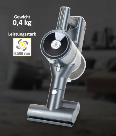 Genius Genius Akku-Bodenstaubsauger Invictus X8 Motorisierte Mini Elektroburste Беспроводной пылесос Genius Invictus X8 с электроприводом, мини-электрическая щетка