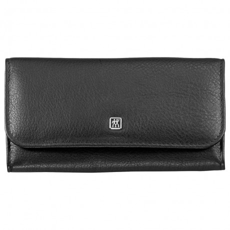ZWILLING  CLASSIC INOX Druckknopf-Etui, Rindleder, schwarz, 5-tlg  Футляр с кнопками CLASSIC INOX, воловья кожа, черный, 5 предметов
