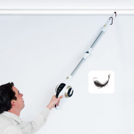 LIVINGTON LIVINGTON Akku-Stielstaubsauger Prime Ultimate Akku-Stielstaubsauger weiss, beutellos ЛИВИНГТОН беспроводной ручной пылесос Prime Ultimate беспроводной стержневой пылесос белый, без мешка