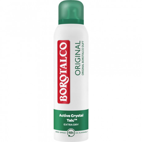 BOROTALCO Deospray Original, 150 ml, Бороталко Дезодорант-спрей Оригинал, итальянский тальк и микрокапсулы, 48ч защита, 150 мл