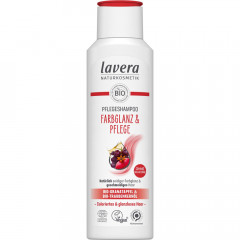 LAVERA Pflegeshampoo Farbglanz &amp; Pflege, 250 ml, Лавера Шампунь для окрашенных волос и сохранения блеска цвета, био-гранат и био-виноград, 250 мл